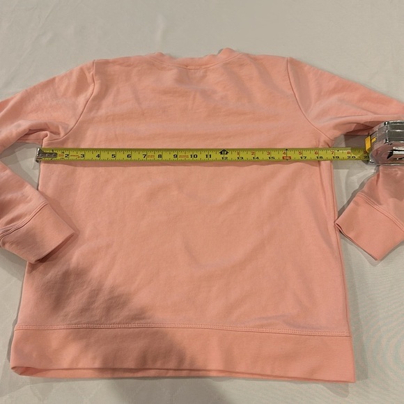 J. Crew Pink Sweatshirt with White 'Peace' Print - Picture 5 of 6